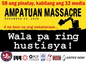 4 years of  injustice -- Justice for Victimsof Maguindanao Massacre!