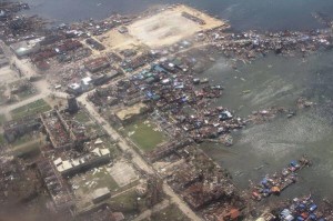 Aerial views of areas hard hit by Typhoon Haiyan show the extent of the destruction across the central Philippines, where emergency management officials say they fear as many as 10,000 people died just in the city of Tacloban in one of the most powerful storms recorded. Photo credits: AFP 