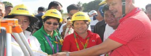 Groundbreaking of DSWD's housing project for disaster victims of Occidental Mindoro province. 