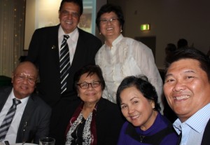 Bicol Inc members seated (l-r): Boy Posada, Alice Posada, Angelita Sabado, Delfin Posada; Standing, David Isaac and Demi Robinson 