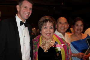 Premier Mike Baird during a recent Filipino function in Sydney