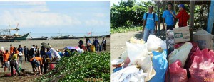  Some 206 kilos of trash which littered the shoreline of Sitio Banay-banay, Barangay San Pedro, Antique