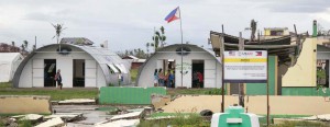 temporary educational facility built 140 days after Typhoon Yolanda