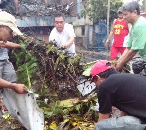 Cleanup after Typhoon Glenda. Photo from NAGA Smiles 