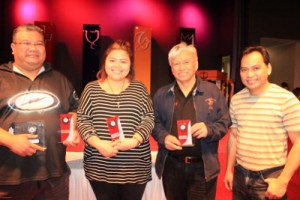 Masters David Chi, Maxine Martinez and Rino Viray