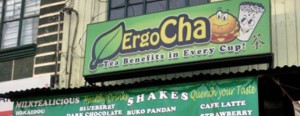 Ergo Cha Milk Tea House in Manila, Philippines