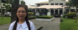 OUTSTANDING. A beneficiary of Iskolar ng Bataan, Gianna Kalilah T. Roman  of Hermosa town receives accolades from the provincial government of Bataan  after emerging top 2 in the June 2016 Nursing Licensure  Examination.